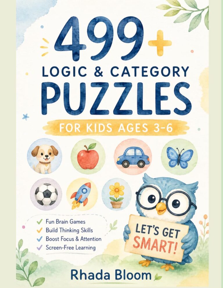 499+ Logic & Category Puzzles for Kids Ages 3–6