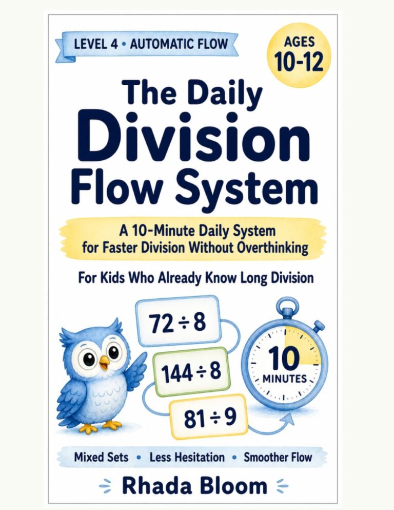 The Daily Division Flow System: A 10-Minute Daily System for Faster Division Without Overthinking (The Daily Division Flow System : A Step-by-Step … Fixes How Children Think Through Division)