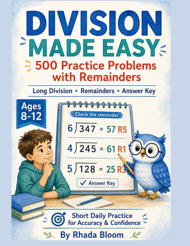 Division Made Easy – 500 Practice Problems with Remainders: