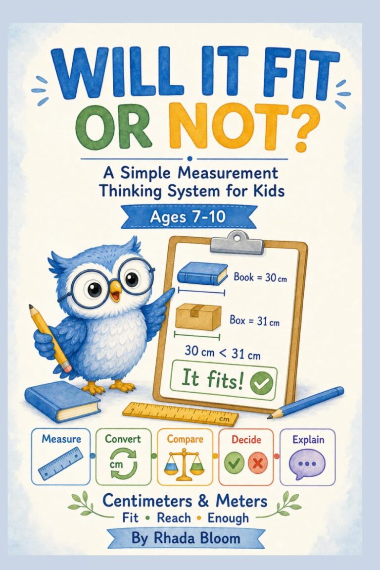 Will It Fit or Not: A Simple Measurement Thinking System for Kids (Math That Matters Track 1: Ages 6–10 Real-Life Measurement Series)