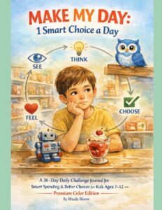 MAKE MY DAY: 1 Smart Choice a Day: A 30-Day Daily Challenge Journal for Smart Spending & Better Choices for Kids Ages 7–12 —