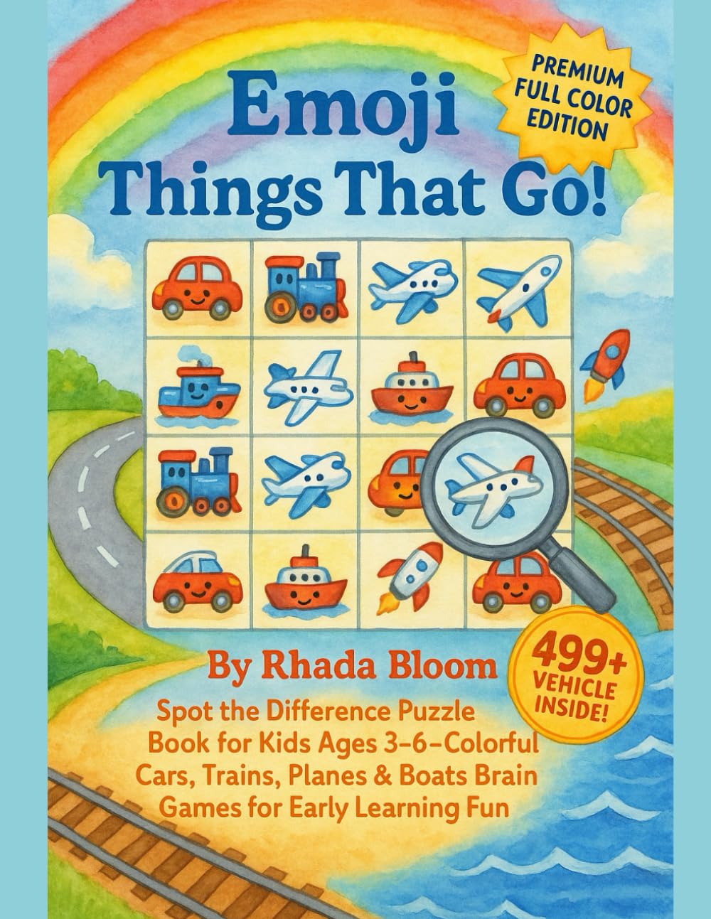 Emoji Things That Go! – Premium Full Color Edition:
