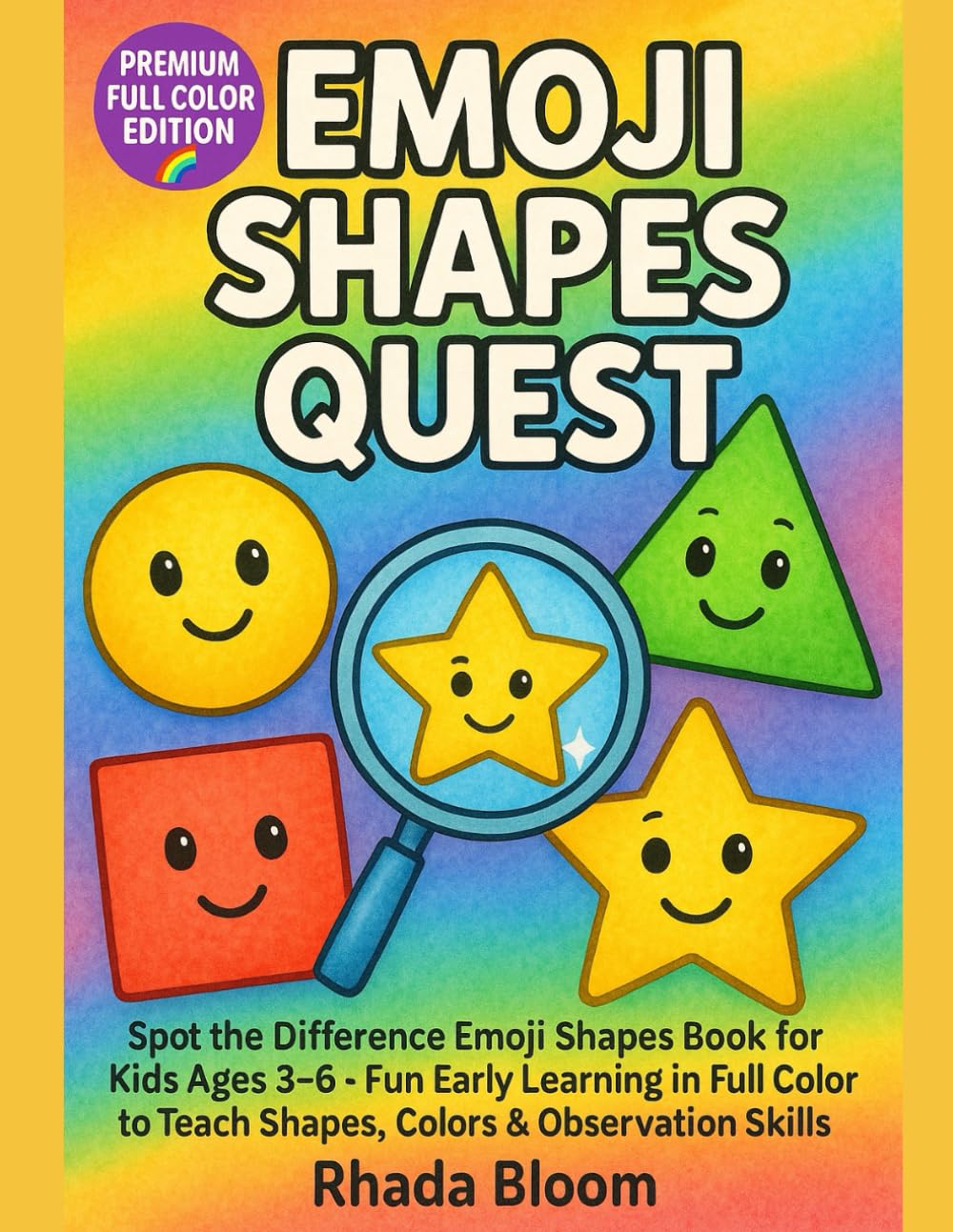 Emoji Shapes & Colors Quest – Premium Full Color Edition: