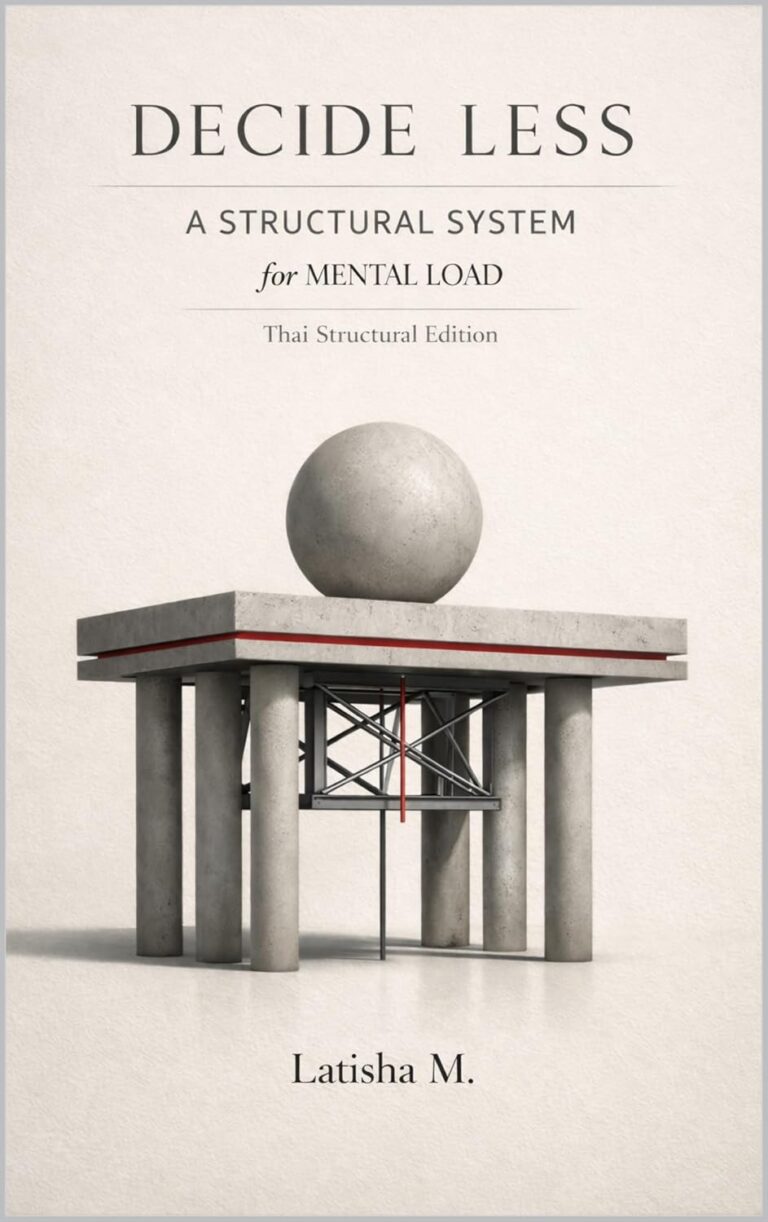 Decide Less: A Structural System for Mental Load – Thai Structural Edition