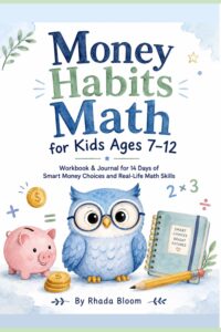 Money Habits Math for Kids Ages 7–12: Workbook & Journal for 14 Days of Smart Money Choices and Real-Life Math Skills