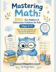 Mastering Math: 300+ Fun Addition & Subtraction Problems for Kids (Ages 4–7):