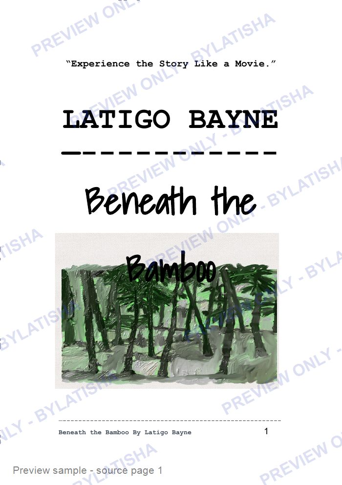 Beneath the Bamboo: Screenplay E-Book Edition — A Latigo’s Short Film Read preview sample