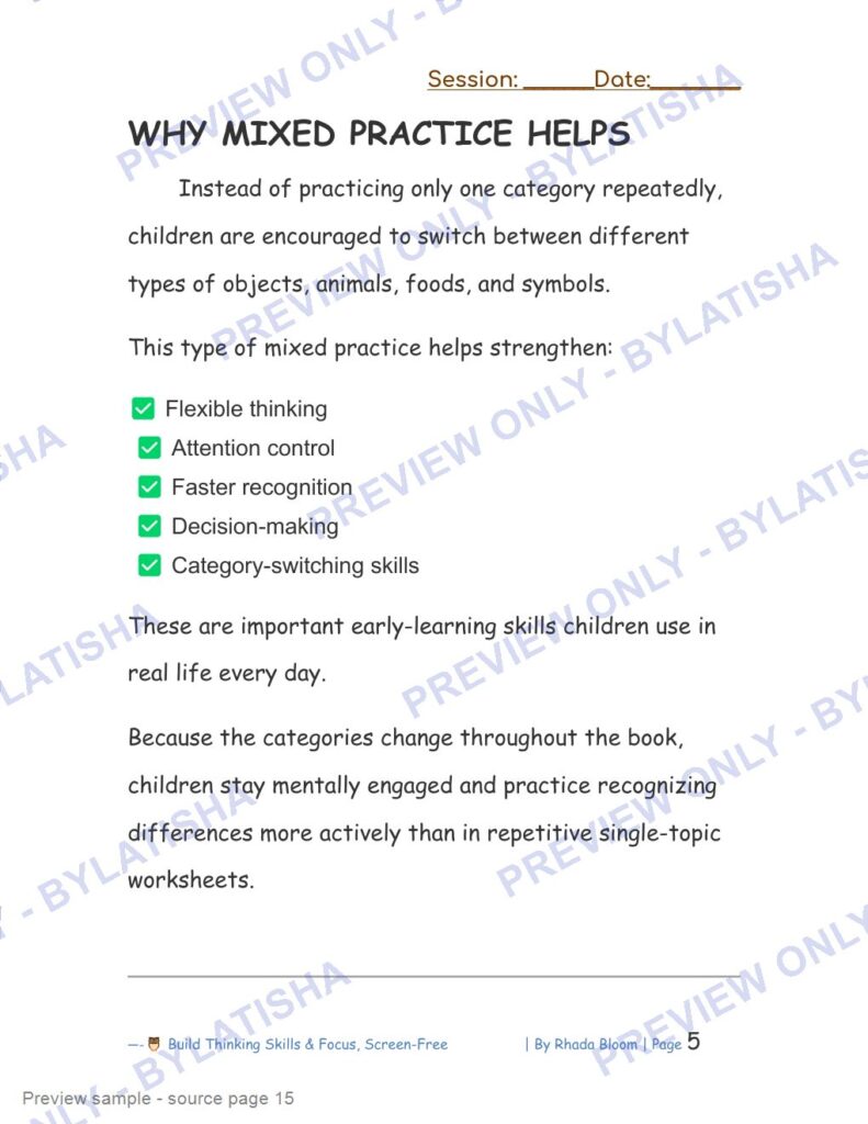 499+ Logic & Category Puzzles for Kids Ages 3-6 Method source page 15