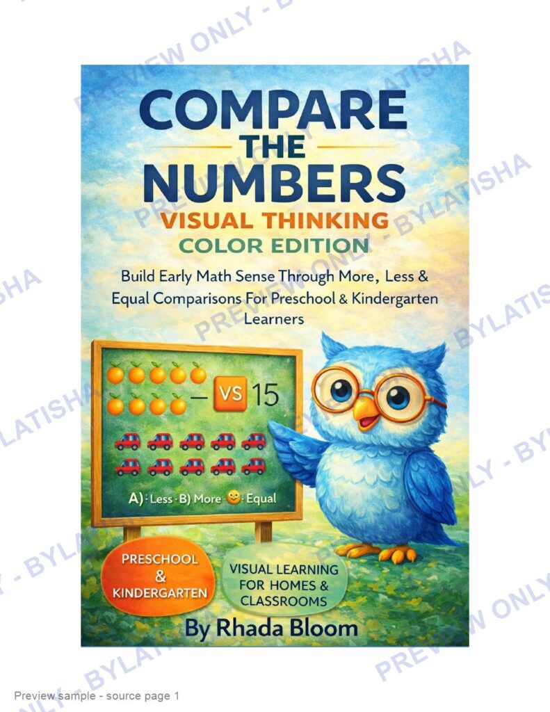 Compare the Numbers - Visual Thinking Color Edition preview sample