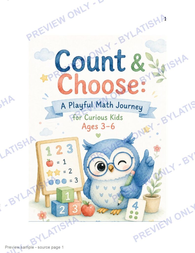 Count & Choose preview sample
