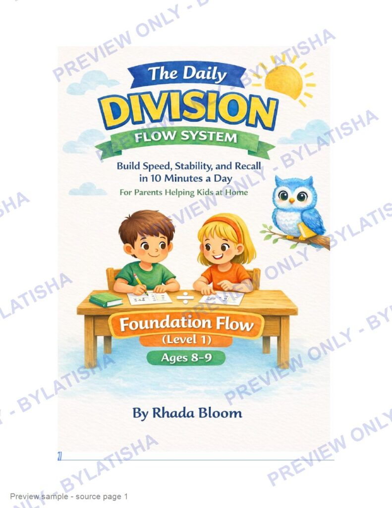 The Daily Division Flow System: Foundation Flow preview sample