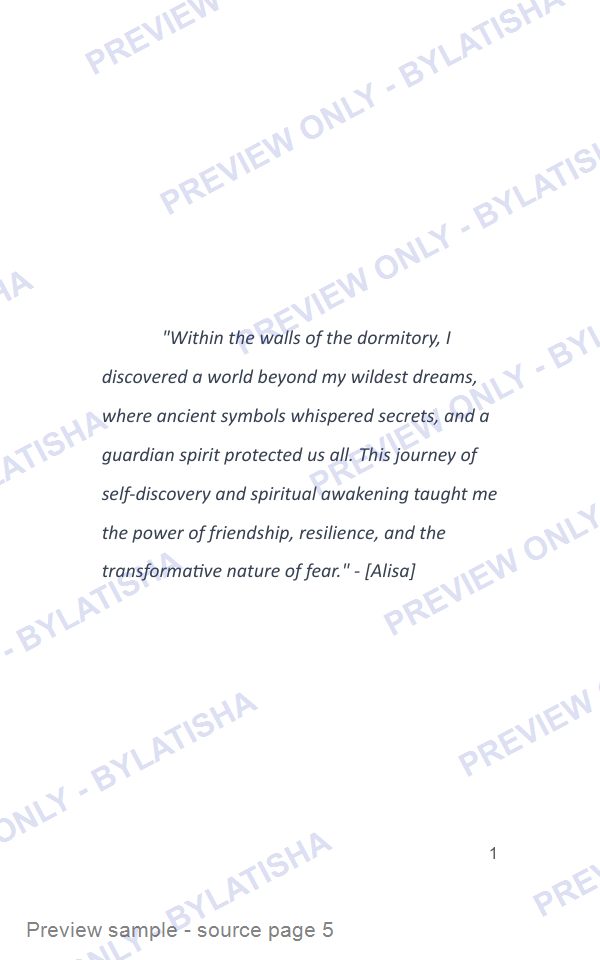 The Dormitory's Guardian Spirit preview sample
