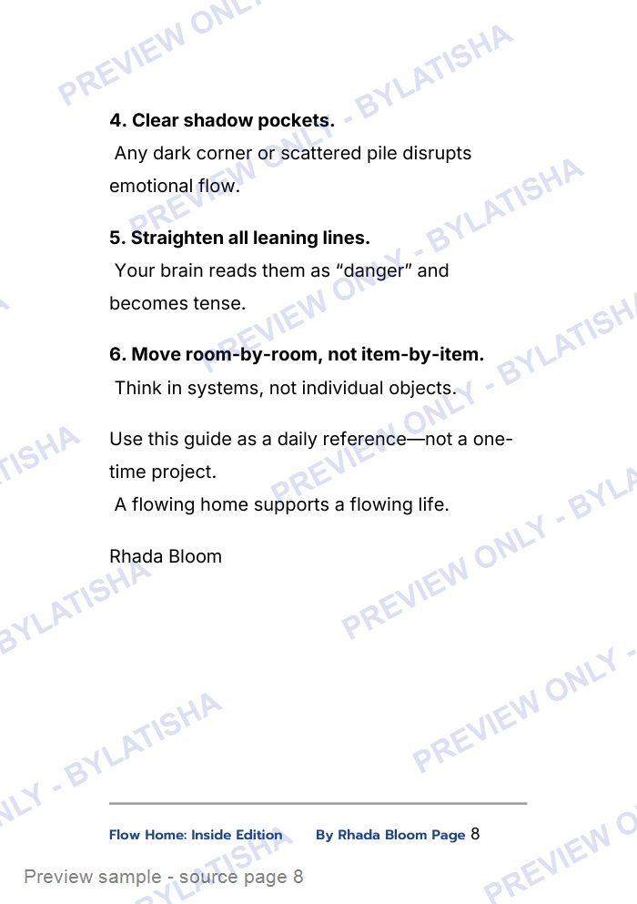 Flow Home: Inside Edition preview sample