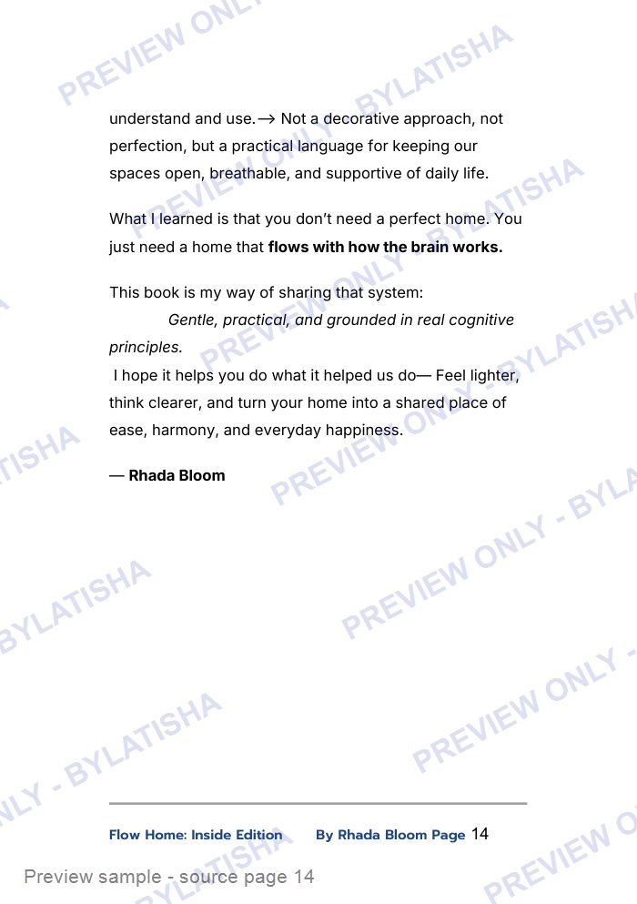 Flow Home: Inside Edition preview sample