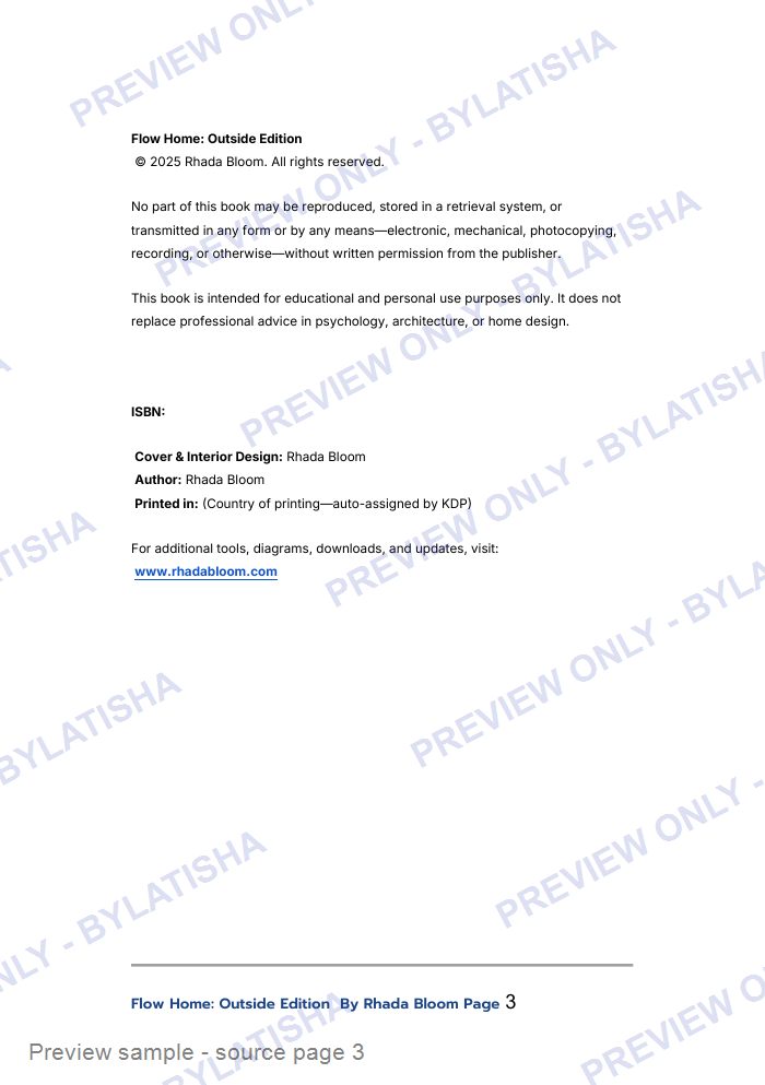 Flow Home: Outside Edition preview sample