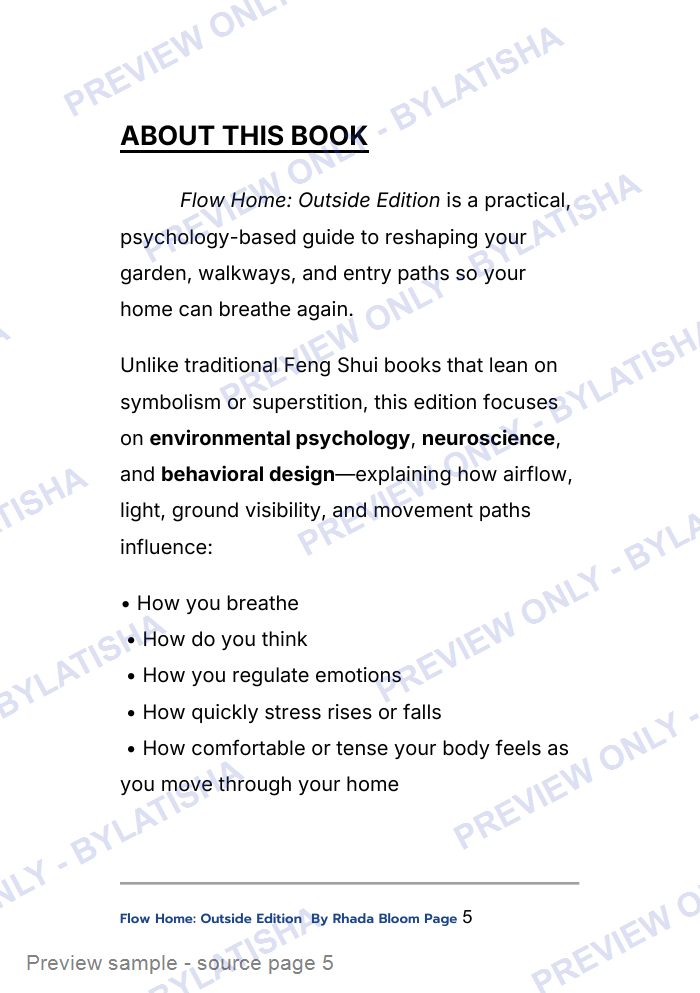 Flow Home: Outside Edition preview sample