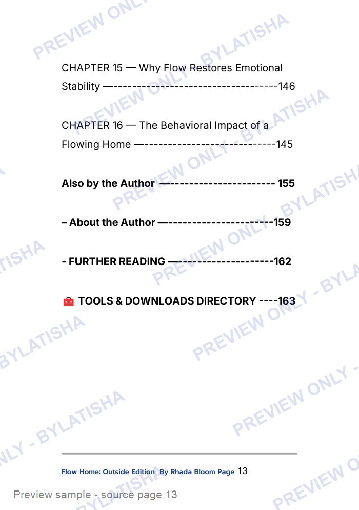 Flow Home: Outside Edition preview sample
