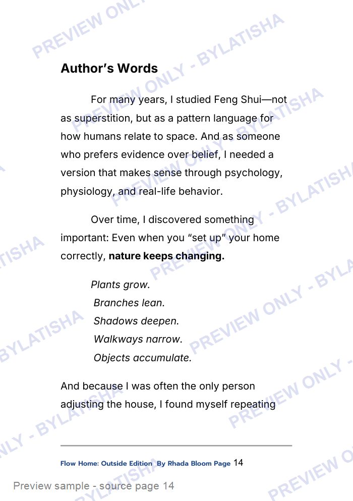 Flow Home: Outside Edition preview sample