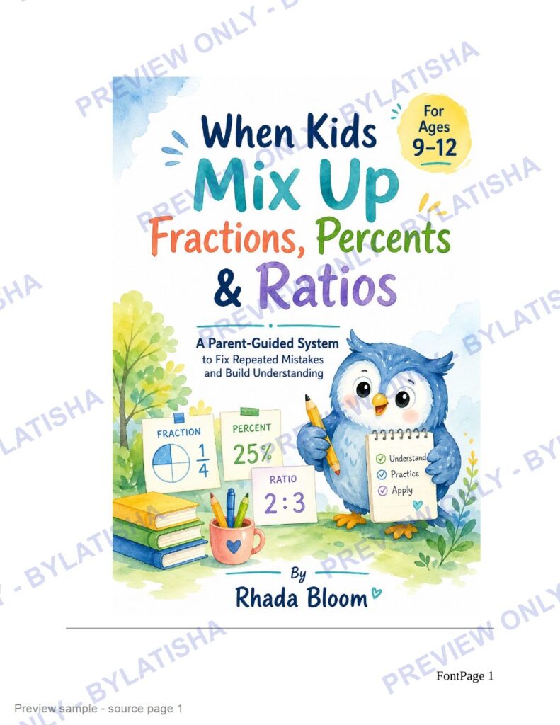 When Kids Mix Up Fractions, Percents and Ratios preview sample