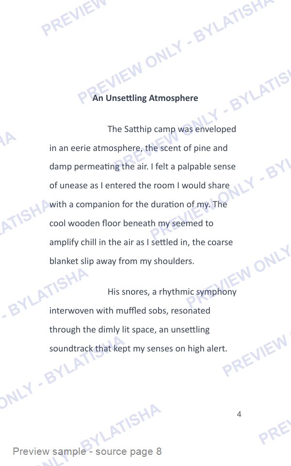 The Ghost of Satthip Camp preview sample