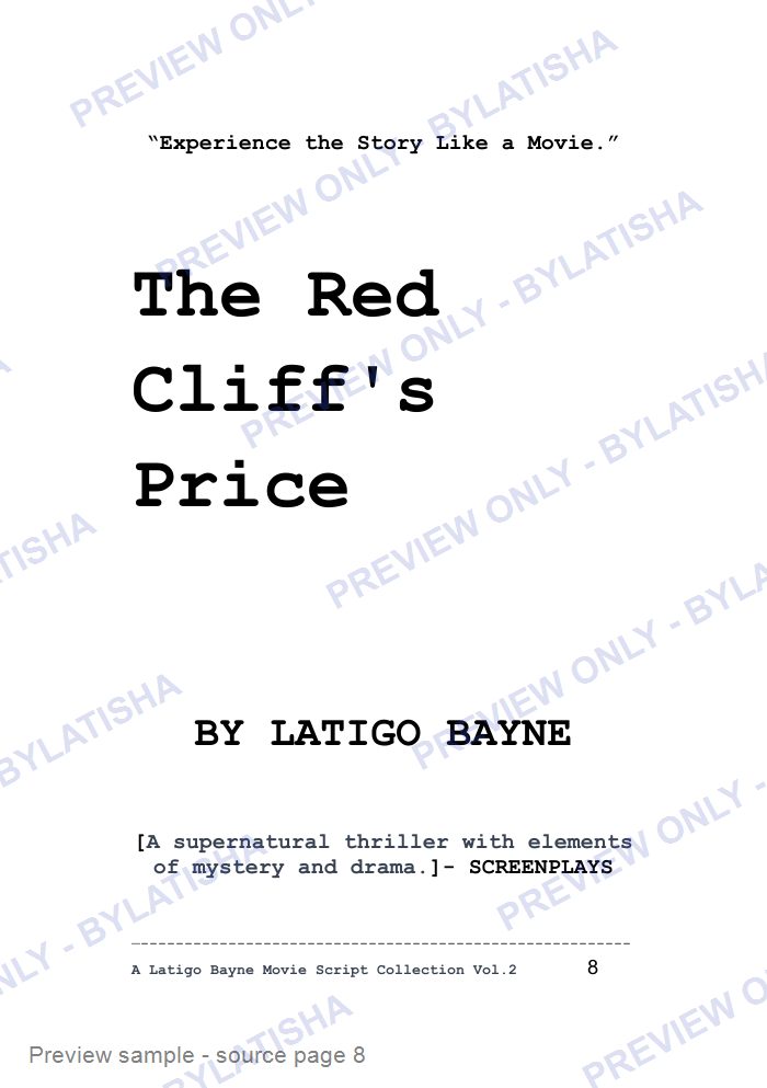 The Haunted Pen: A Latigo Bayne Movie Script Collection: Volume 2 preview sample