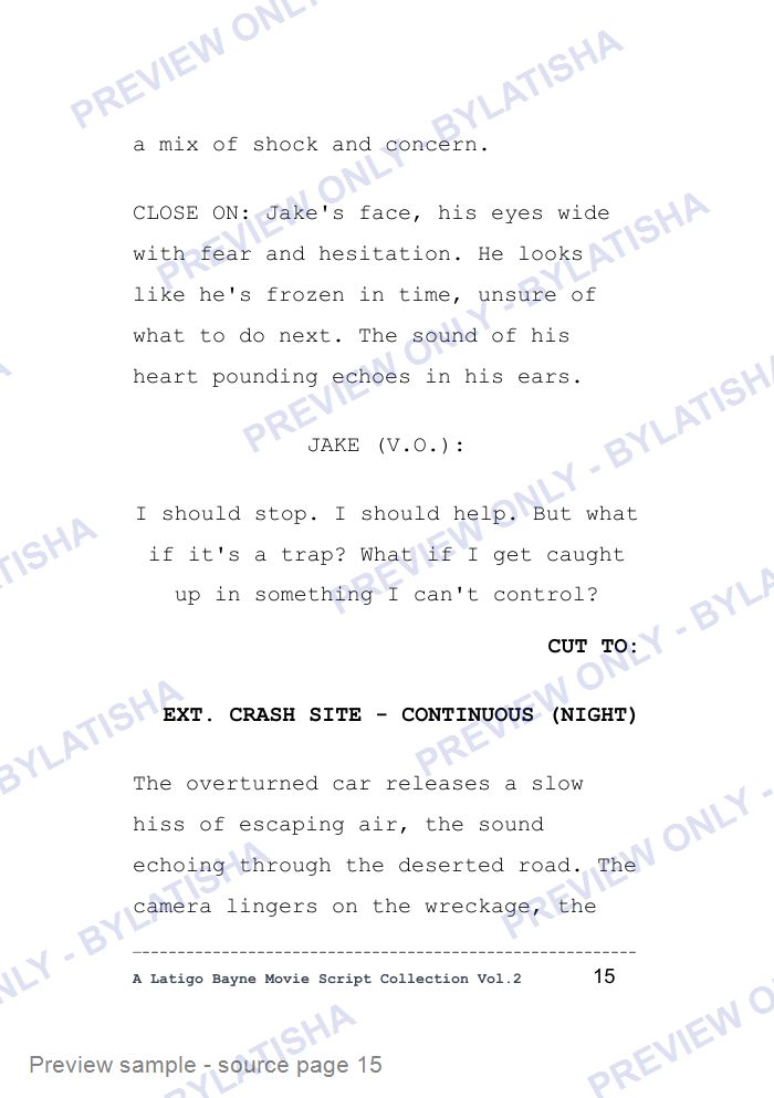 The Haunted Pen: A Latigo Bayne Movie Script Collection: Volume 2 preview sample