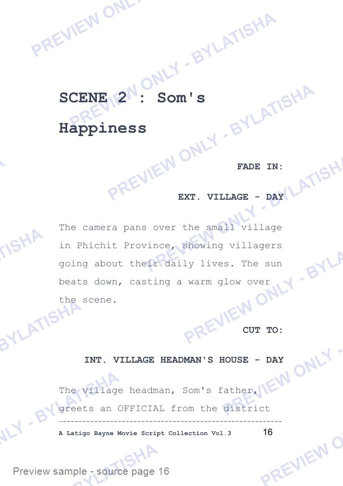 The Haunted Pen: A Latigo Bayne Movie Script Collection: Volume 3 preview sample