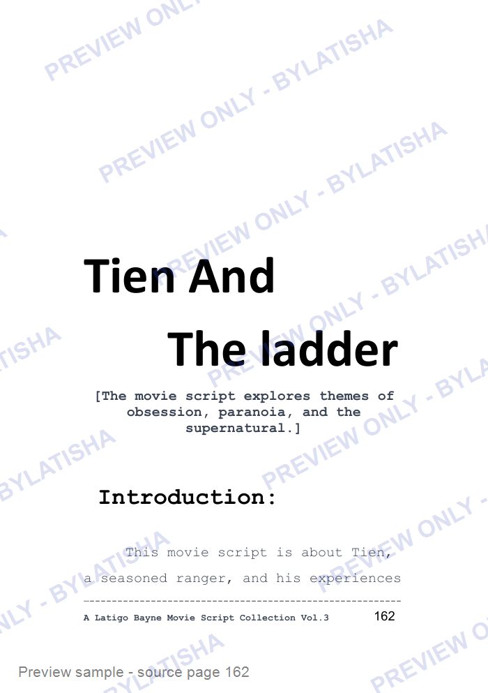 The Haunted Pen: A Latigo Bayne Movie Script Collection: Volume 3 preview sample