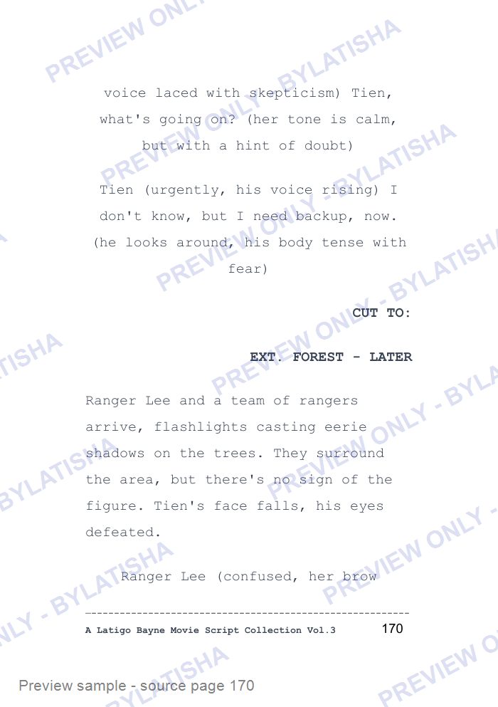 The Haunted Pen: A Latigo Bayne Movie Script Collection: Volume 3 preview sample