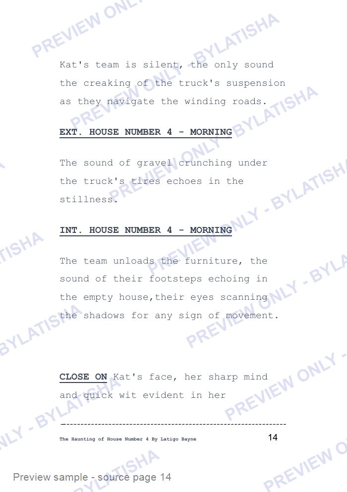 The Haunting of House Number 4: E-Book Edition — Latigo’s Flash Read preview sample