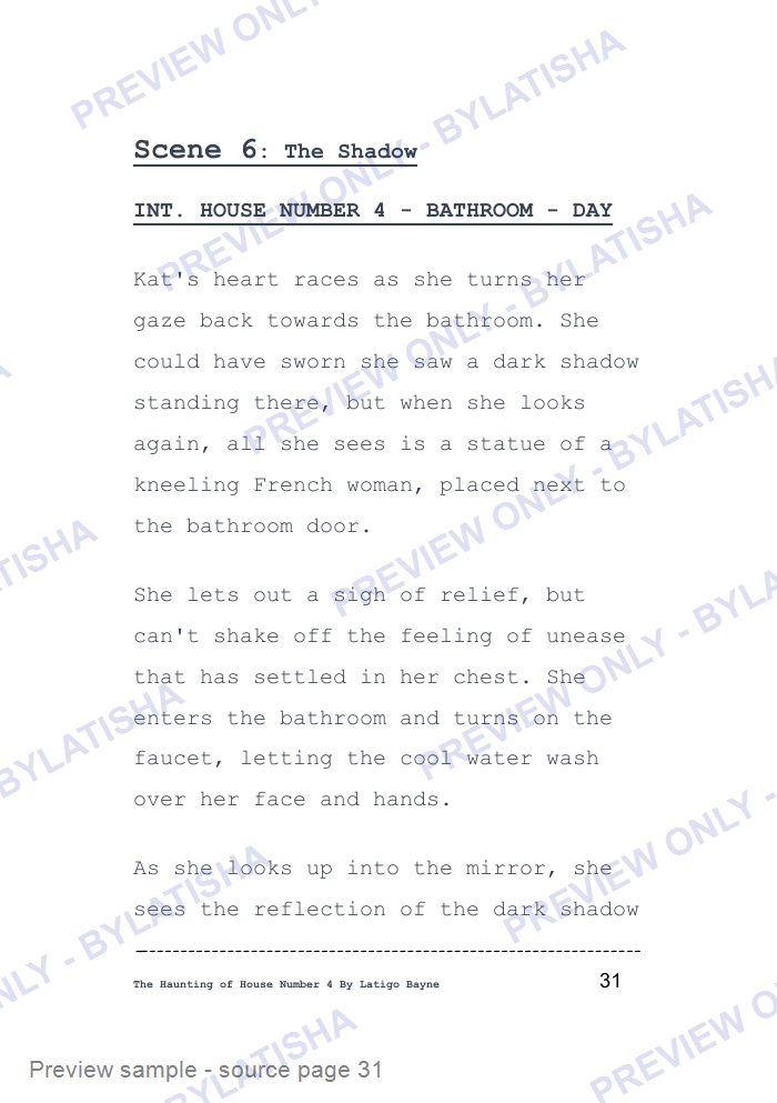 The Haunting of House Number 4: E-Book Edition — Latigo’s Flash Read preview sample