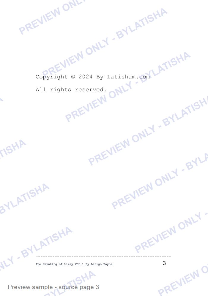 The Haunting of Likay: Volume 1 preview sample