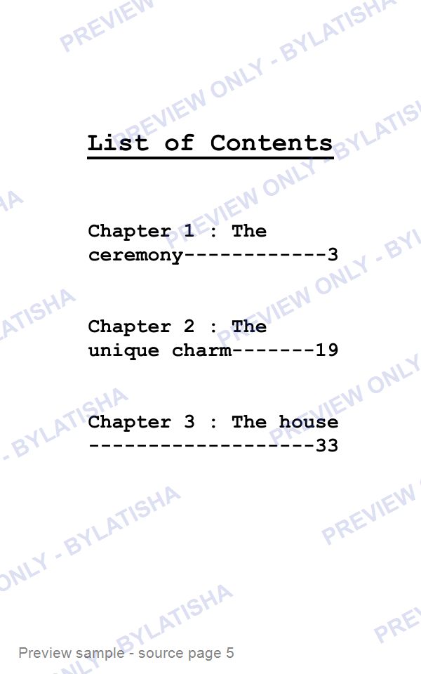 The Haunting of Talipot House: E-Book Edition — Latigo’s Flash Read preview sample