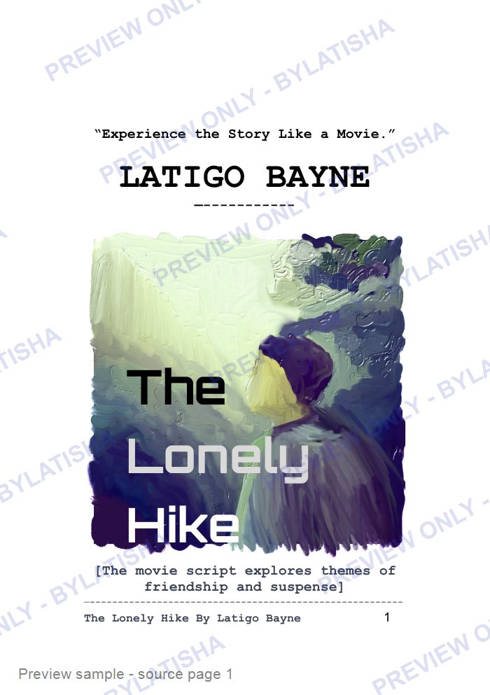 The Lonely Hike preview sample