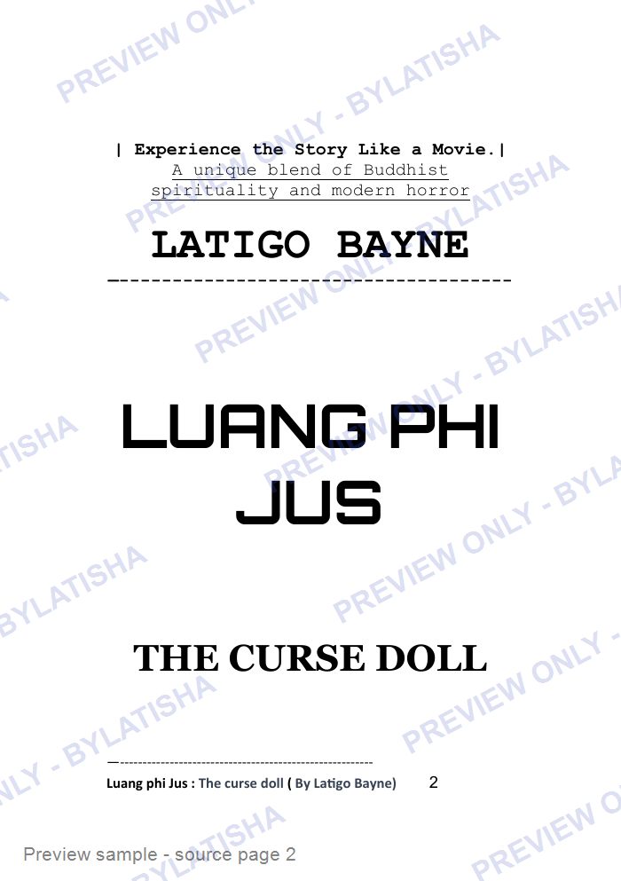 LUANG PHI JUS: THE CURSE DOLL preview sample