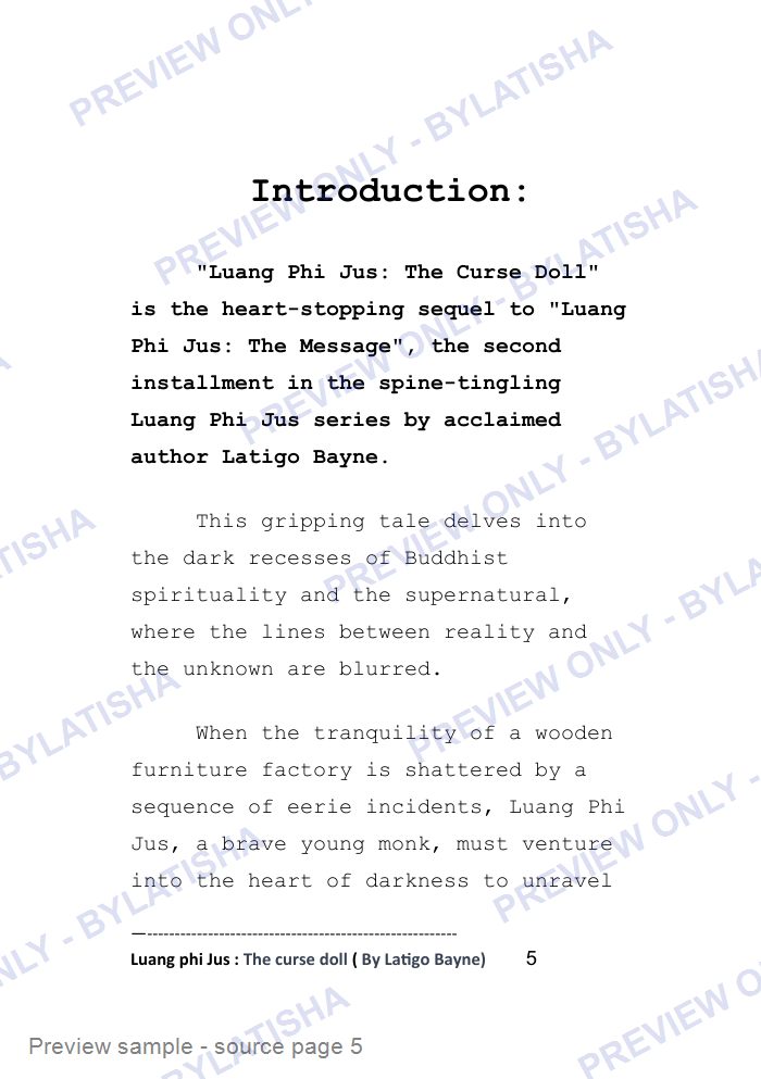 LUANG PHI JUS: THE CURSE DOLL preview sample