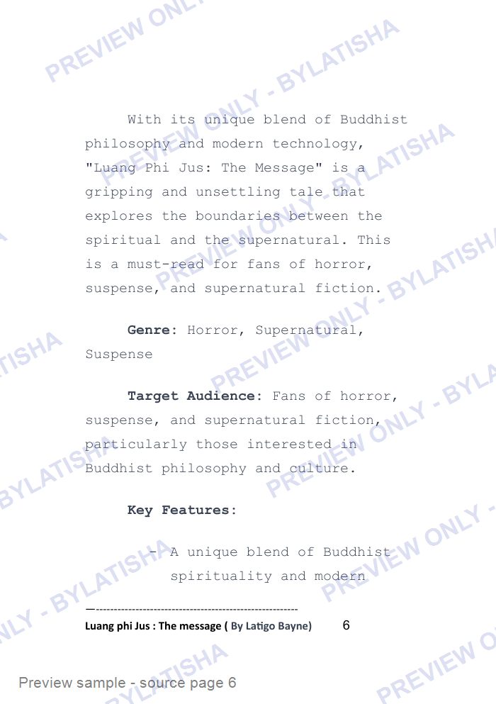 LUANG PHI JUS: THE MESSAGE preview sample
