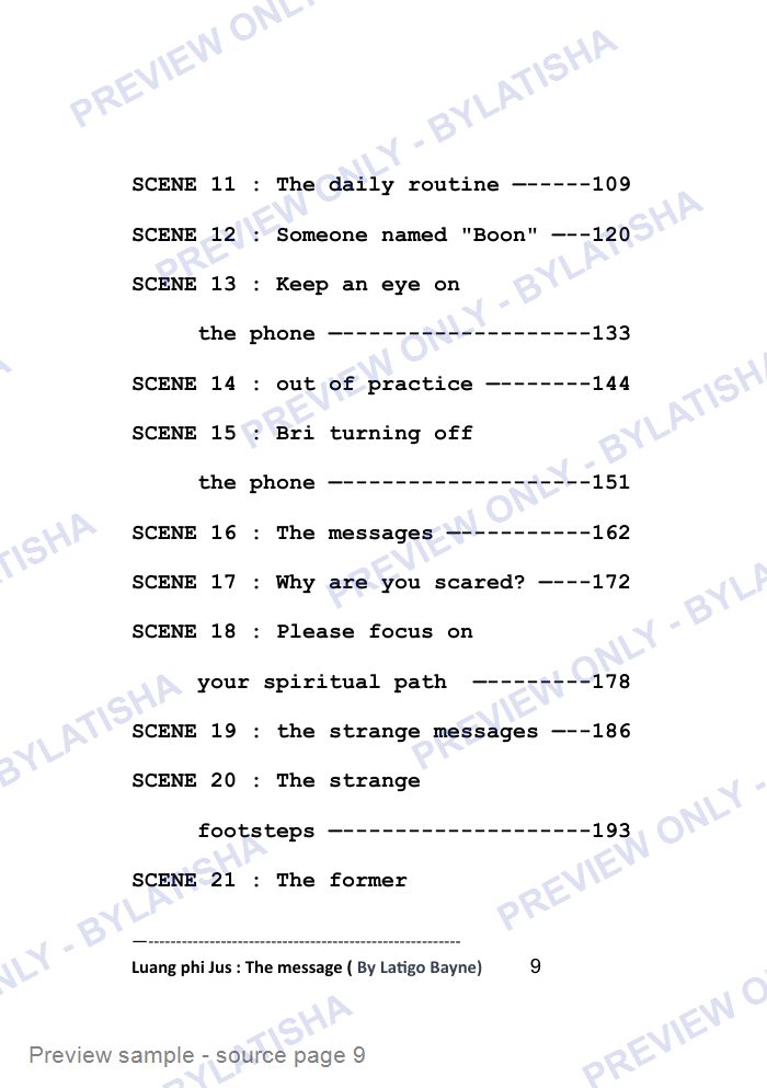 LUANG PHI JUS: THE MESSAGE preview sample