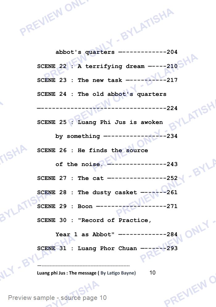 LUANG PHI JUS: THE MESSAGE preview sample