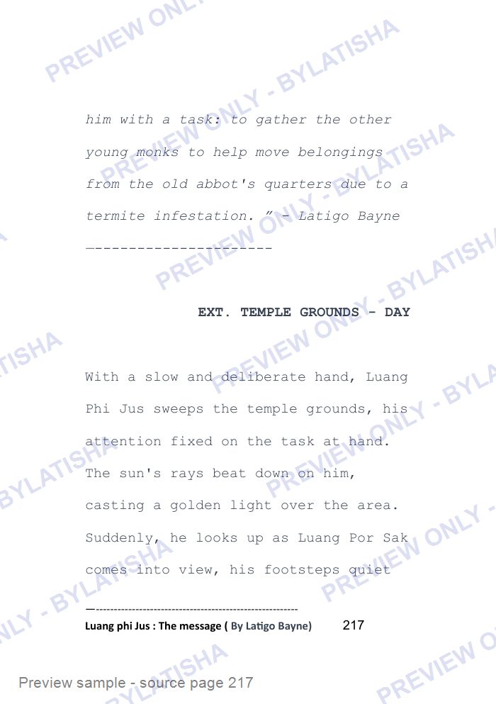 LUANG PHI JUS: THE MESSAGE preview sample
