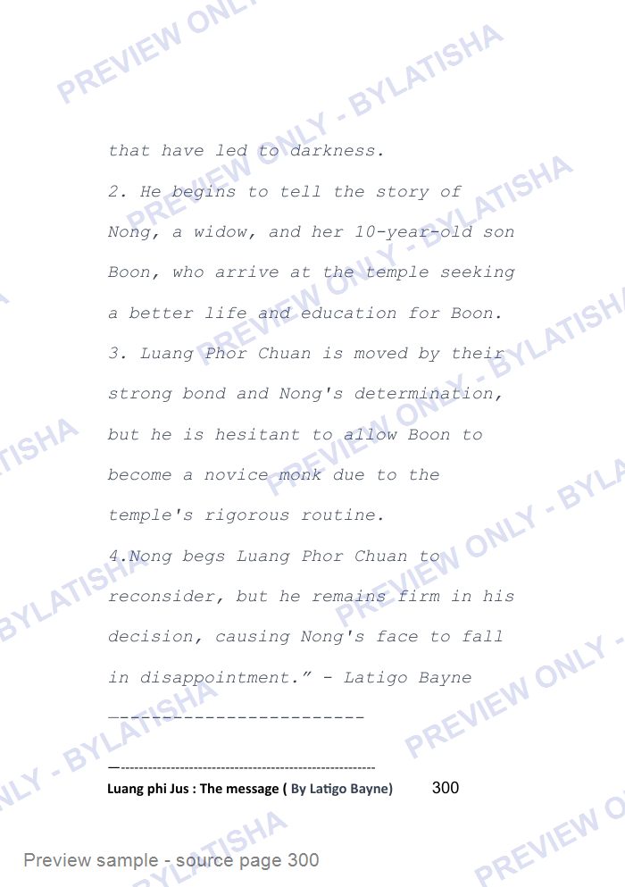LUANG PHI JUS: THE MESSAGE preview sample