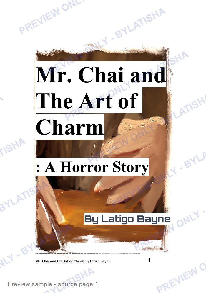 Mr. Chai and The Art of Charm: A Horror Story preview sample