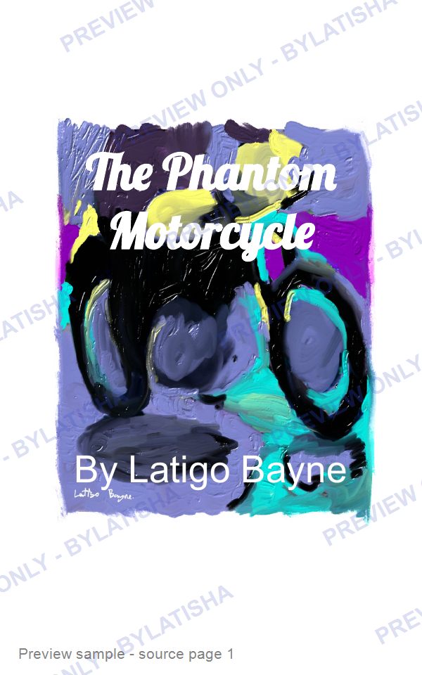 The Phantom Motorcycle preview sample
