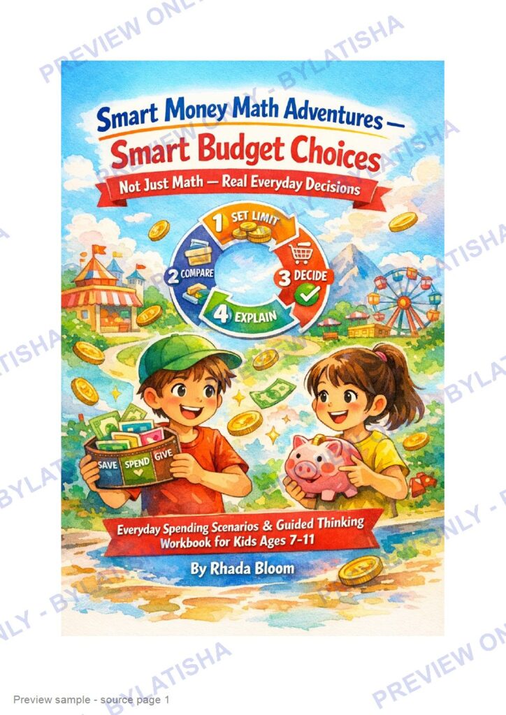 Smart Money Math Adventures: Smart Budget Choices preview sample