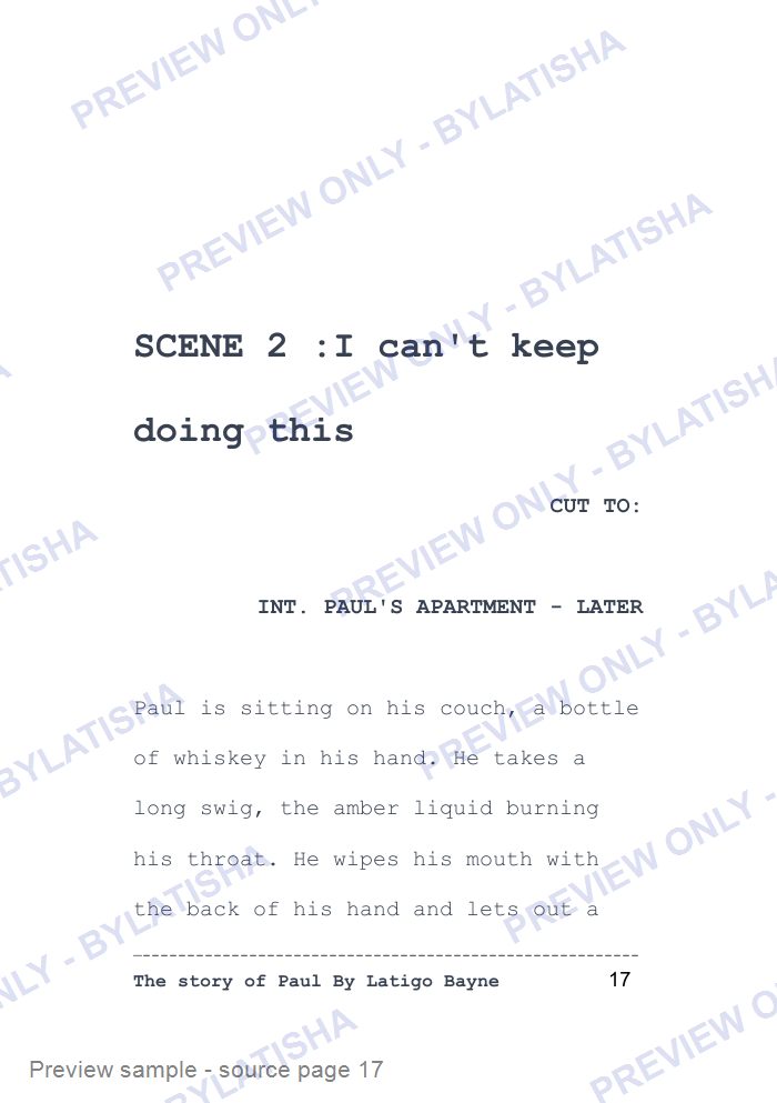 The story of Paul: Latigo’s Short Film Read — Collector’s Cinematic Hardcover Edition preview sample