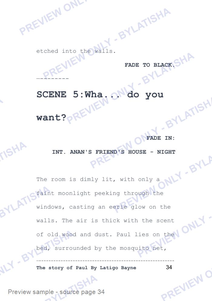 The story of Paul: Latigo’s Short Film Read — Collector’s Cinematic Hardcover Edition preview sample