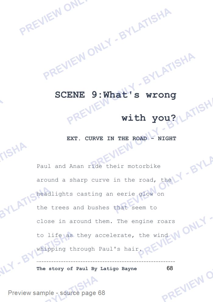 The story of Paul: Latigo’s Short Film Read — Collector’s Cinematic Hardcover Edition preview sample