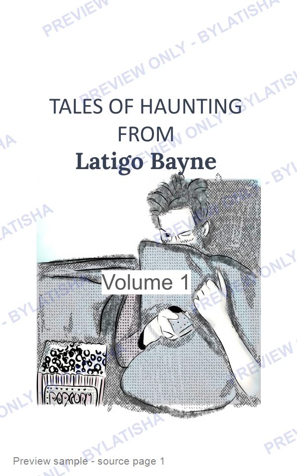 TALES OF HAUNTING FROM Latigo Bayne: Volume 1 preview sample