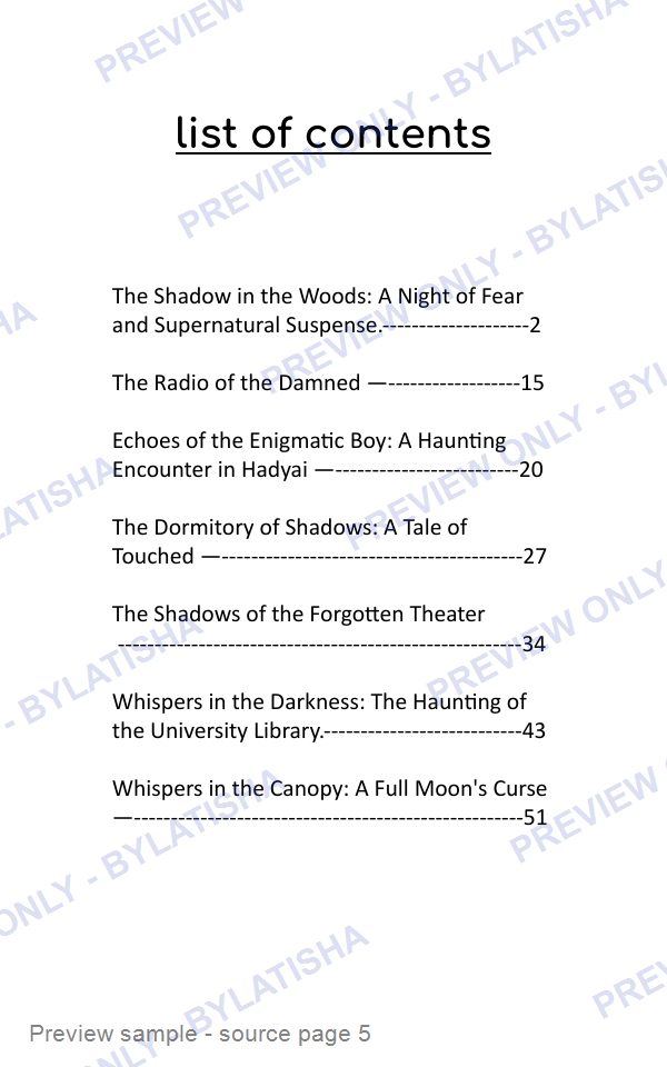 Tales of Haunting from Latigo Bayne: Volume 3 preview sample