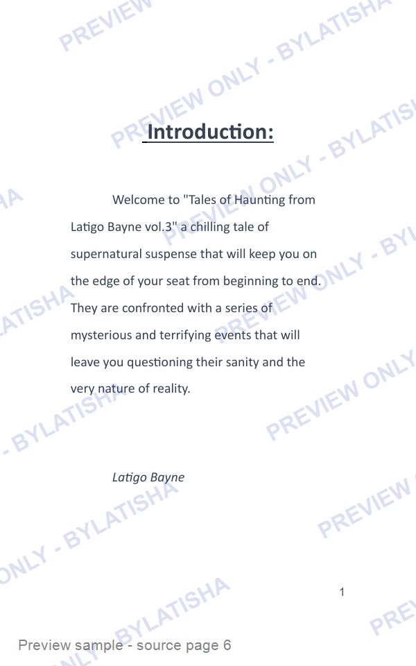 Tales of Haunting from Latigo Bayne: Volume 3 preview sample
